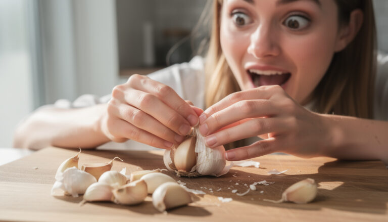 Det snabbaste sättet att skala vitlök – du kommer bli chockad