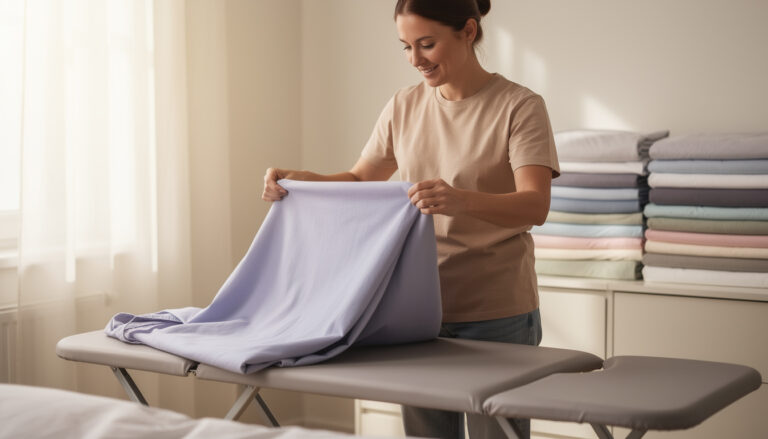 Lär dig den smarta metoden för att vika lakan (aldrig mer kaos)