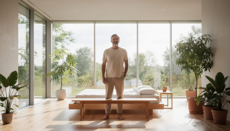 Mannen som sålde allt och nu lever på ett unikt sätt – se hans hem