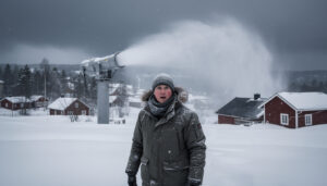 smhi varnar för att en snökanon drar in över södra sverige, vilket kan påverka vädret och trafiken kraftigt. håll dig uppdaterad med de senaste prognoserna och förbered dig för snöfall.